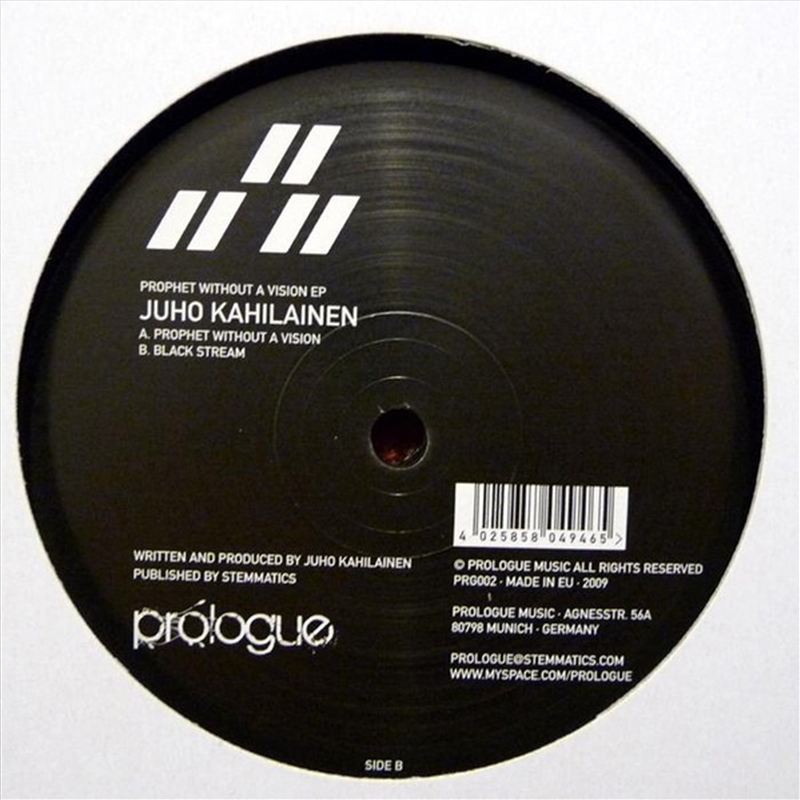 Prophet Without A Vision/Product Detail/Dance