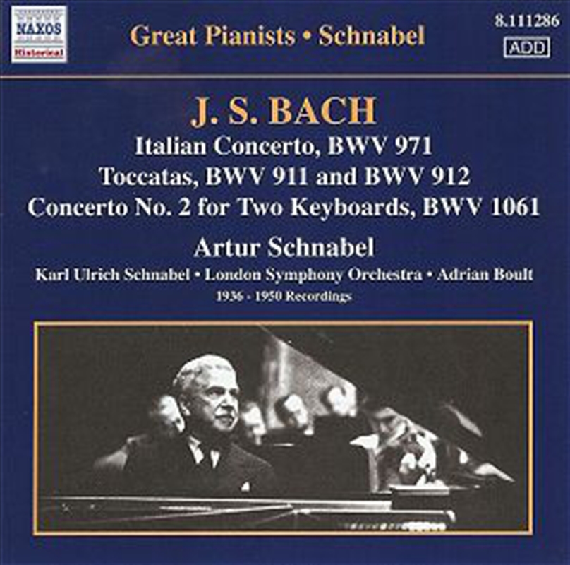 Bach: Italian Concerto / Toccata & Fugue/Product Detail/Classical