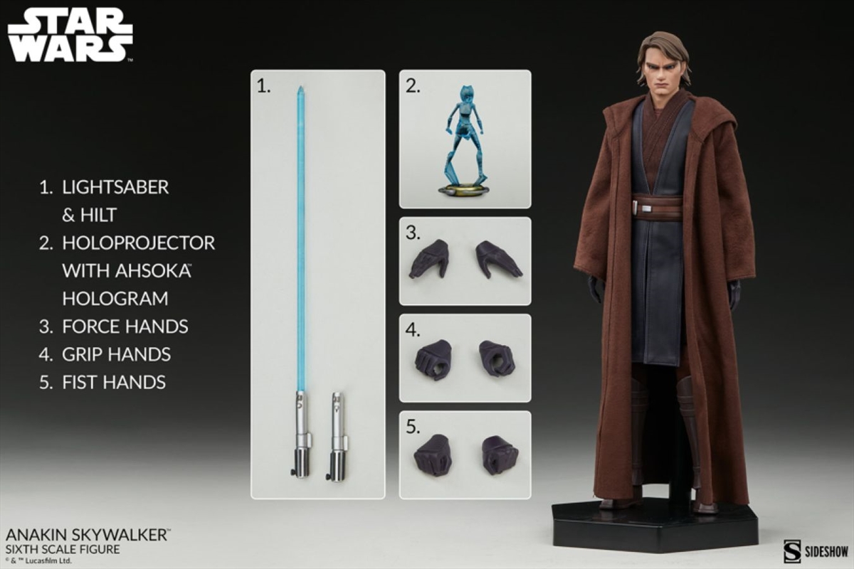 Star Wars: Clone Wars - Anakin Skywalker 1:6 Scale 12" Action Figure/Product Detail/Figurines