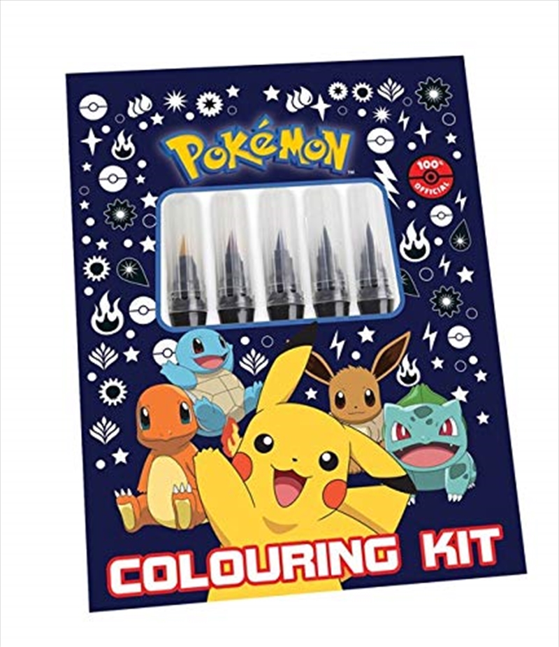 Pokmon: Adult Colouring Kit | Colouring Book