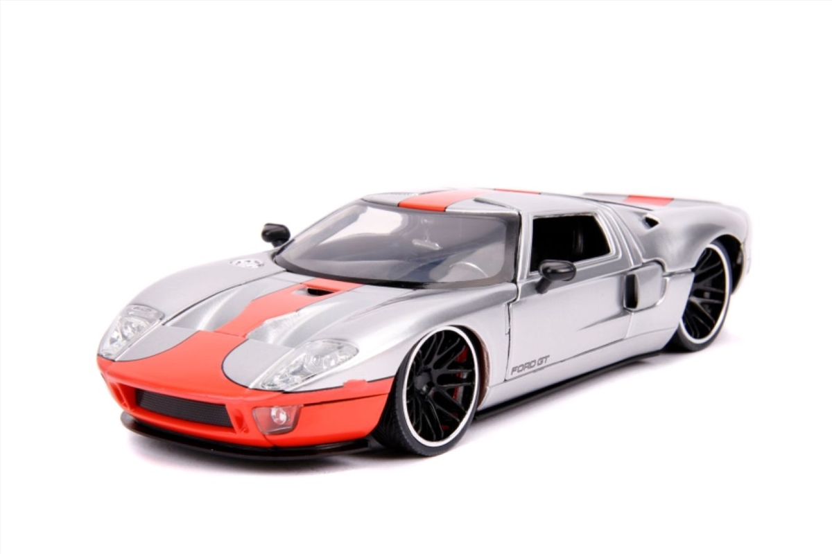 Big Time Muscle - Ford GT 2005 Silver 1:24 Scale Diecast Vehicle/Product Detail/Figurines