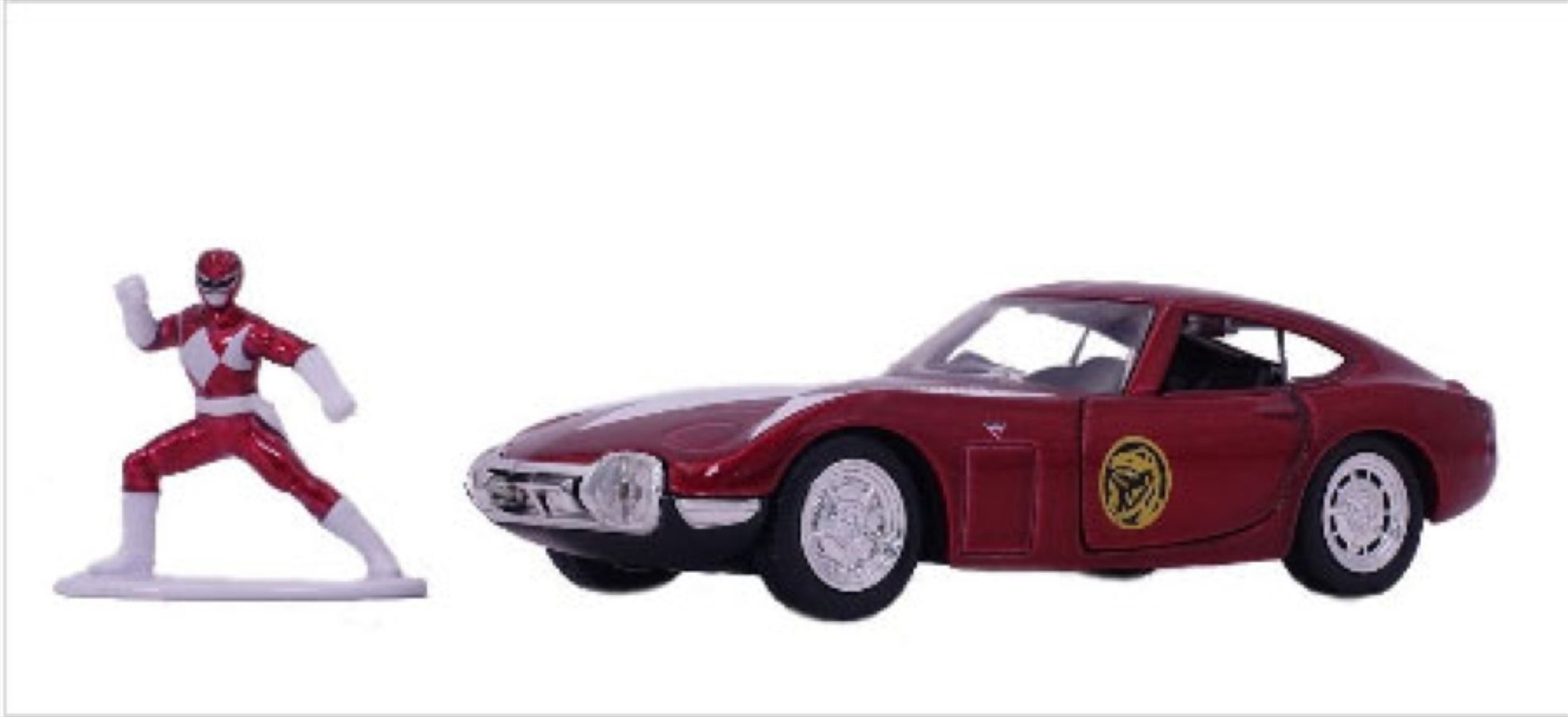 Power Rangers - 1967 Toyota 2000 GT with Red Ranger 1:32 Scale Hollywood Ride/Product Detail/Figurines