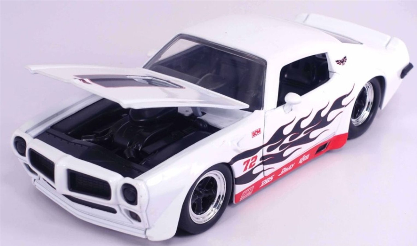 Big Time Muscle - Pontiac Firebird 1972 White 1:24 Scale Diecast Vehicle/Product Detail/Figurines