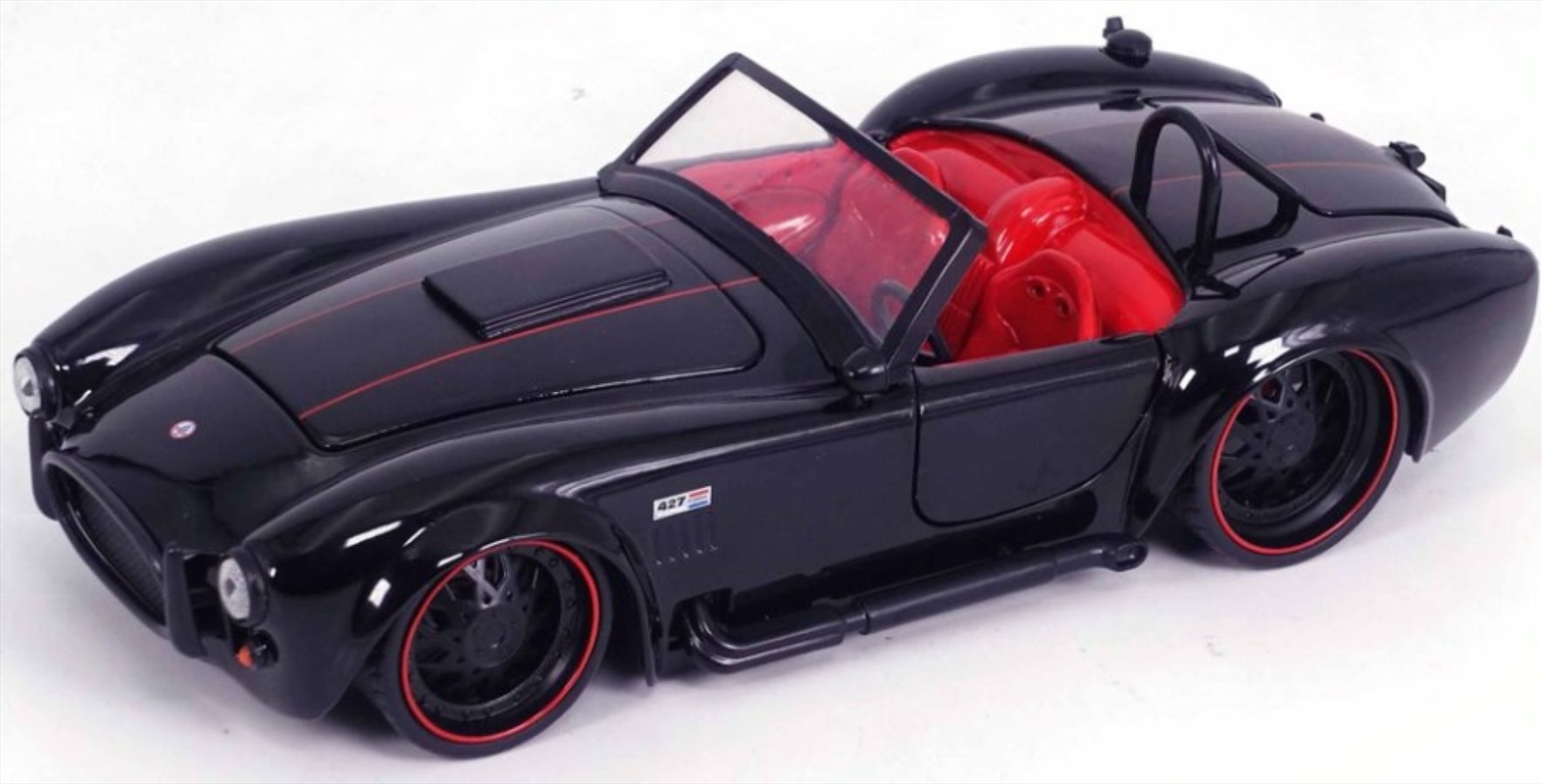Big Time Muscle - Shelby Cobra 427 S/C 1965 Black 1:24 Scale Diecast Vehicle/Product Detail/Figurines