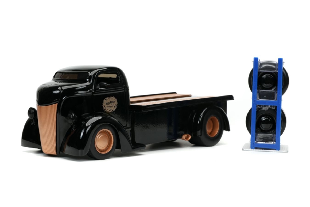 Just Trucks - Ford COE Flatbed 1947 Black 1:24 Scale Diecast Vehicle/Product Detail/Figurines