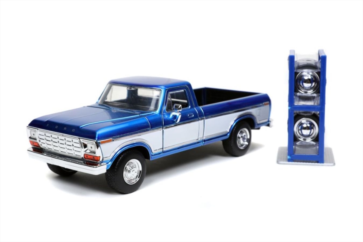Just Trucks - Ford F-150 1979 Blue 1:24 Scale Diecast Vehicle/Product Detail/Figurines