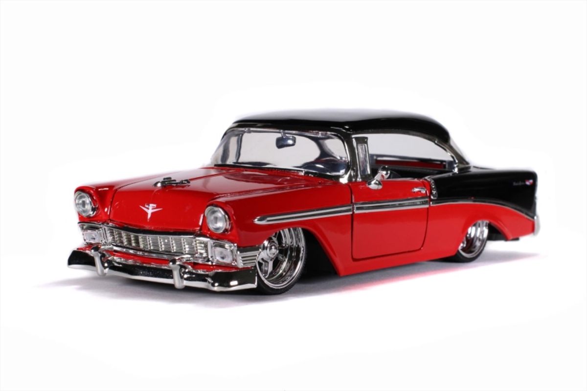 Big Time Muscle - Chevy Bel Air Hard Top 1956 Red 1:24 Scale Diecast Vehicle/Product Detail/Figurines