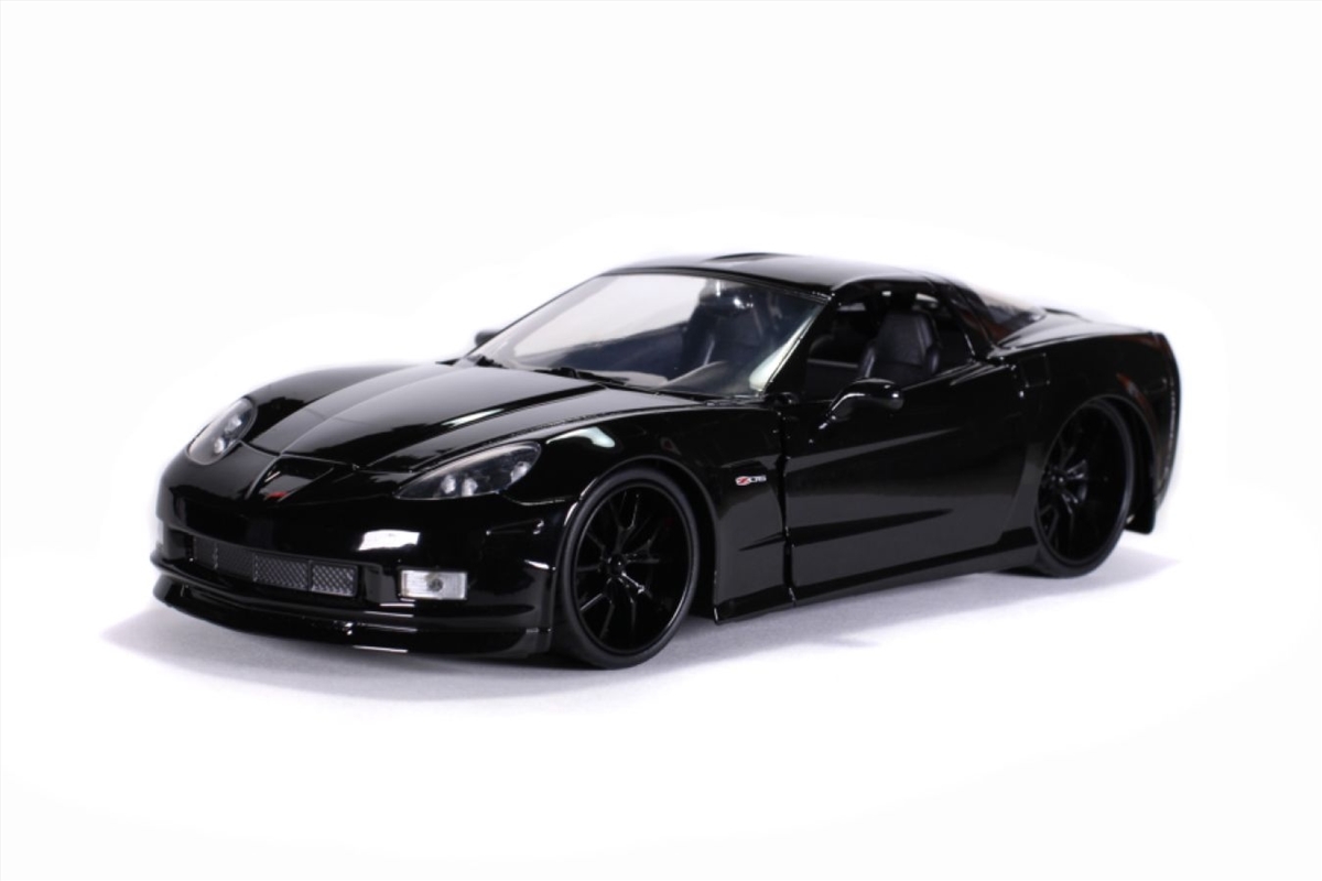 Big Time Muscle - Chevy Corvette 2006 Black 1:24 Scale Diecast Vehicle/Product Detail/Figurines