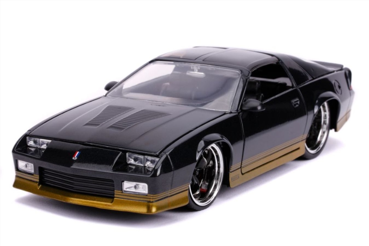 Big Time Muscle - Chevy Camaro 1985 Mellaic Black 1:24 Scale Diecast Vehicle/Product Detail/Figurines