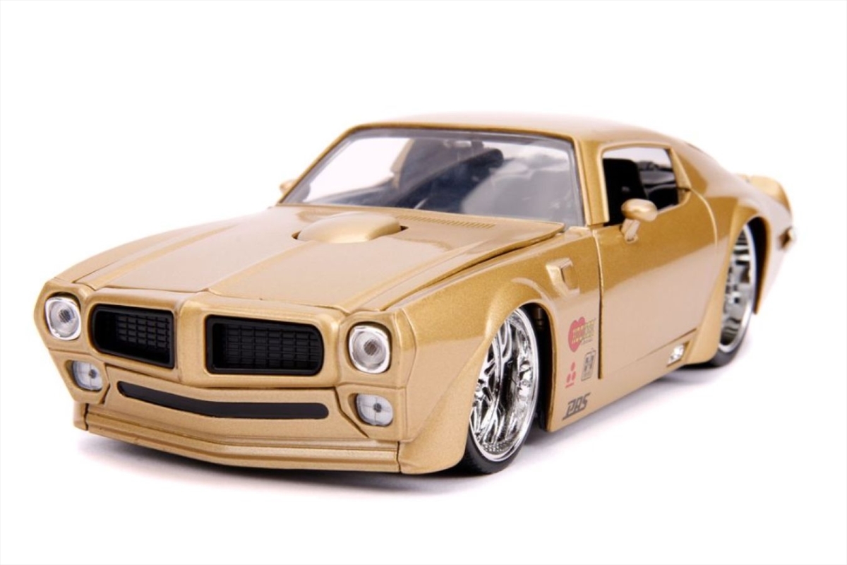 Big Time Muscle - Pontiac Firebird 1972 Gold 1:24 Scale Diecast Vehicle/Product Detail/Figurines