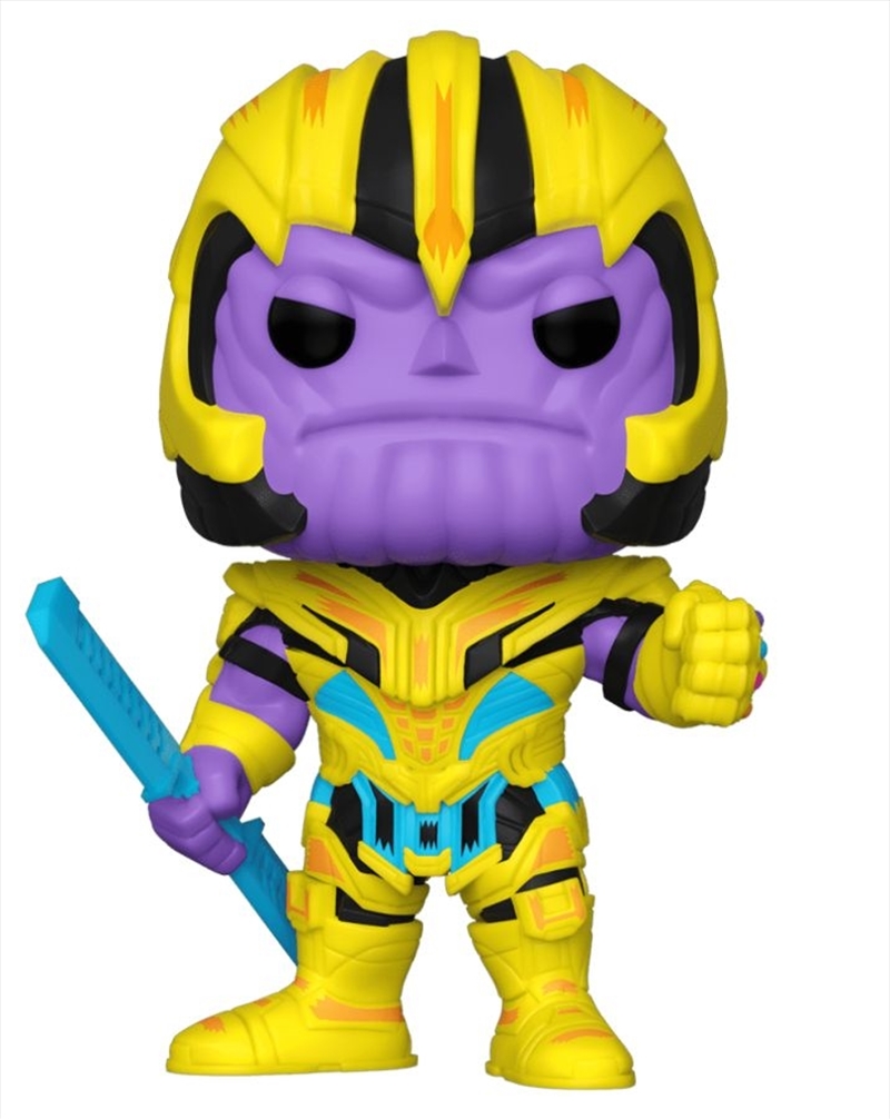 Marvel - Thanos Blacklight US Exclusive Pop! Vinyl [RS]/Product Detail/Movies