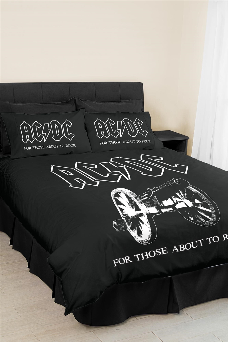 ACDC About To Rock SINGLE Bed Quilt Doona Duvet Cover Set/Product Detail/Manchester
