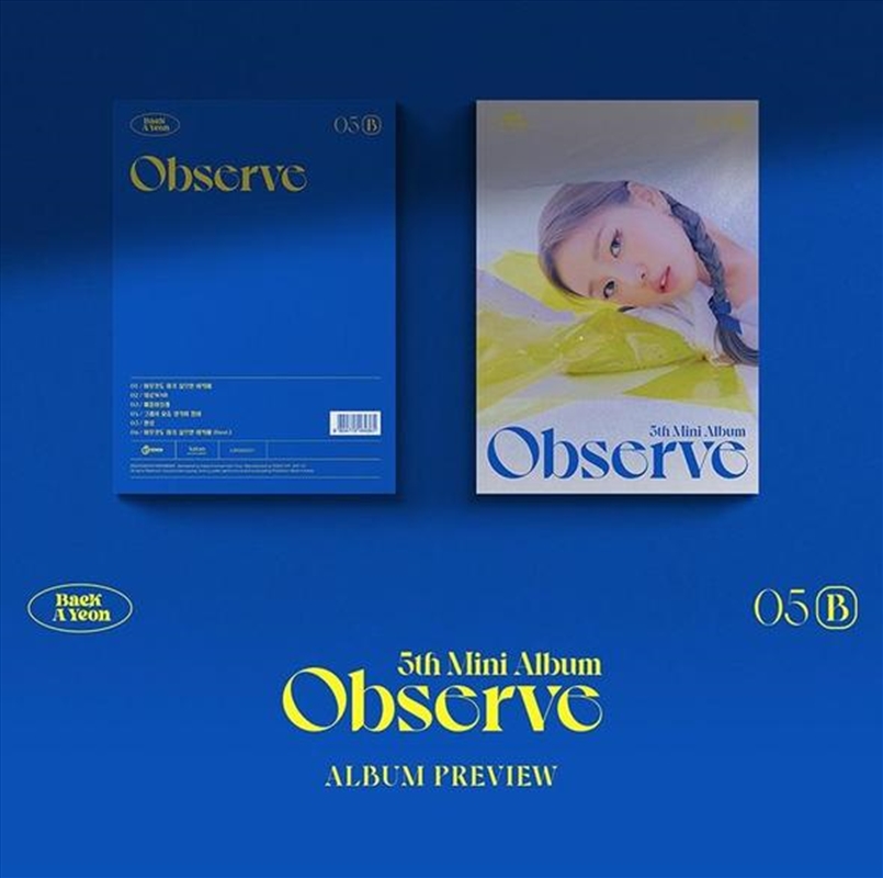 Observe - 5th Mini Album/Product Detail/World