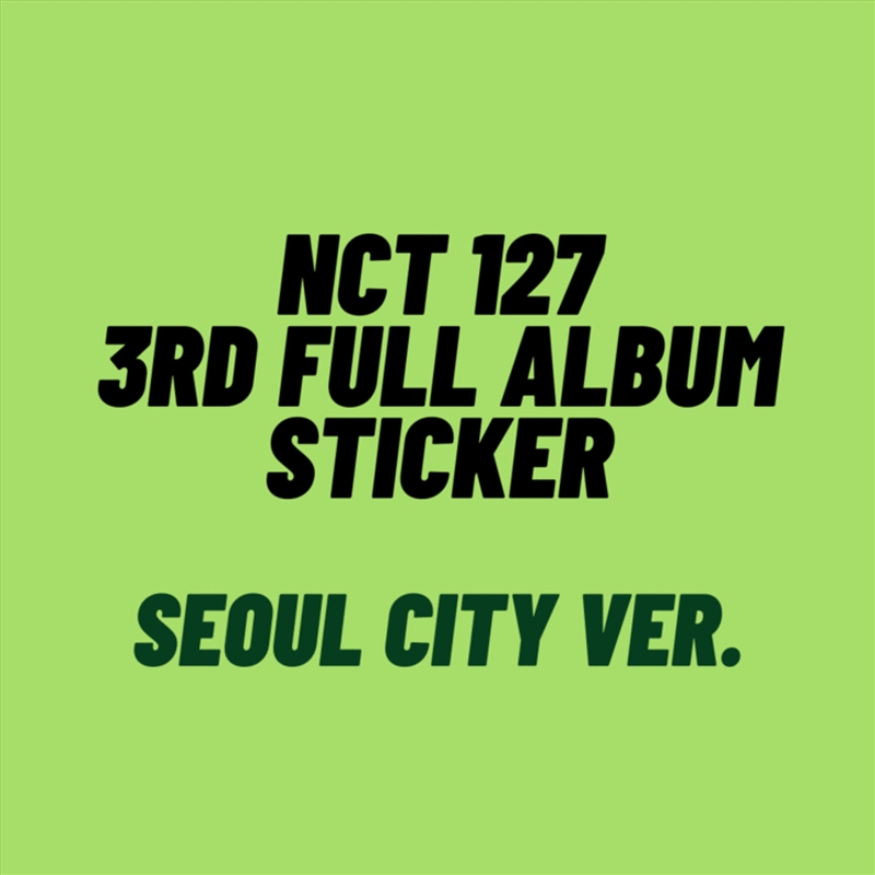 Sticker Seoul City Sticky Version - 3rd Album/Product Detail/World