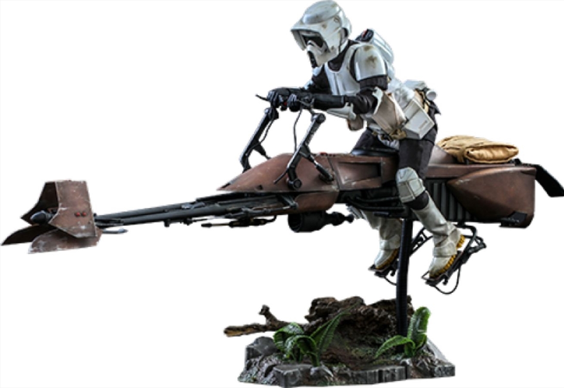 Star Wars - Scout Trooper & Speederbike Return of the Jedi 1:6 Scale 12" Action Figure/Product Detail/Figurines
