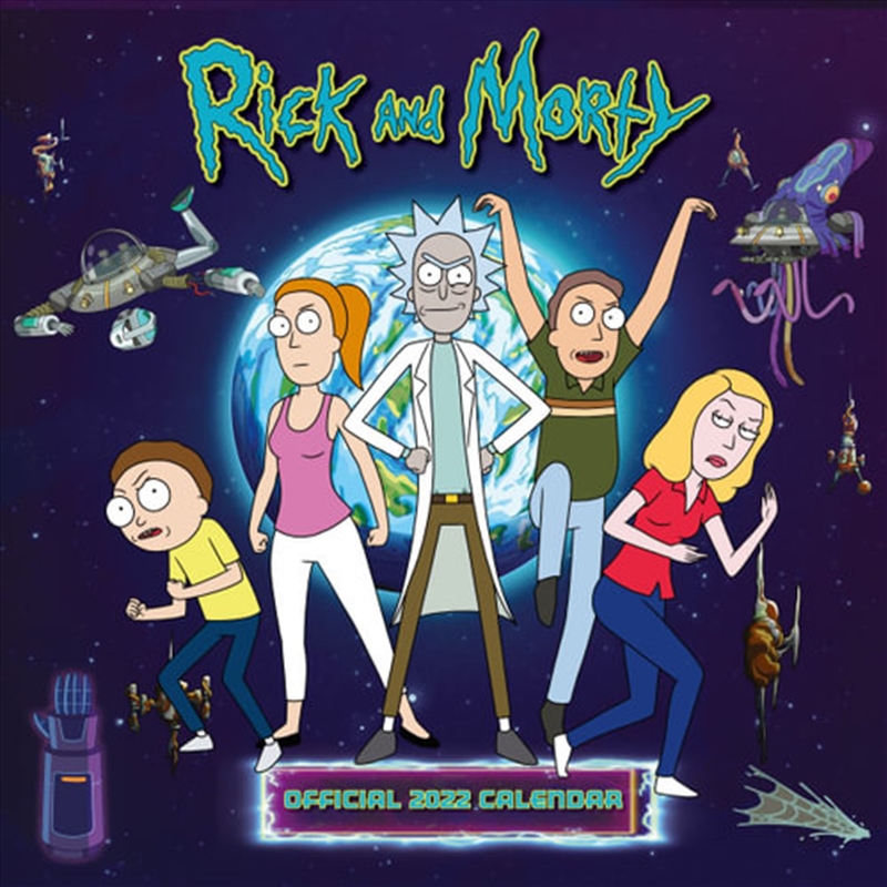 Rick And Morty 2022 Square Calendar/Product Detail/Calendars & Diaries