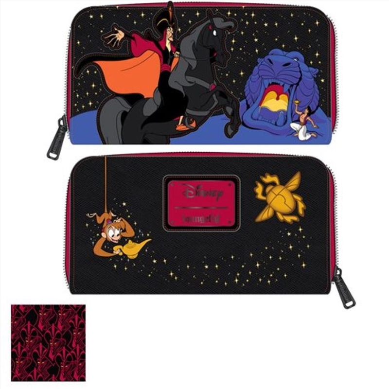 Loungefly - Aladdin - Jafar Cave Mini Zip Purse/Product Detail/Wallets