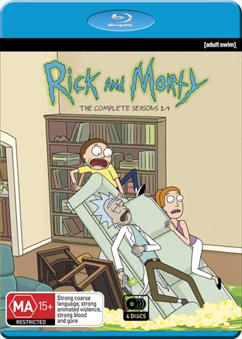 Rick And Morty - Season 1-4 Blu-ray/Product Detail/Comedy