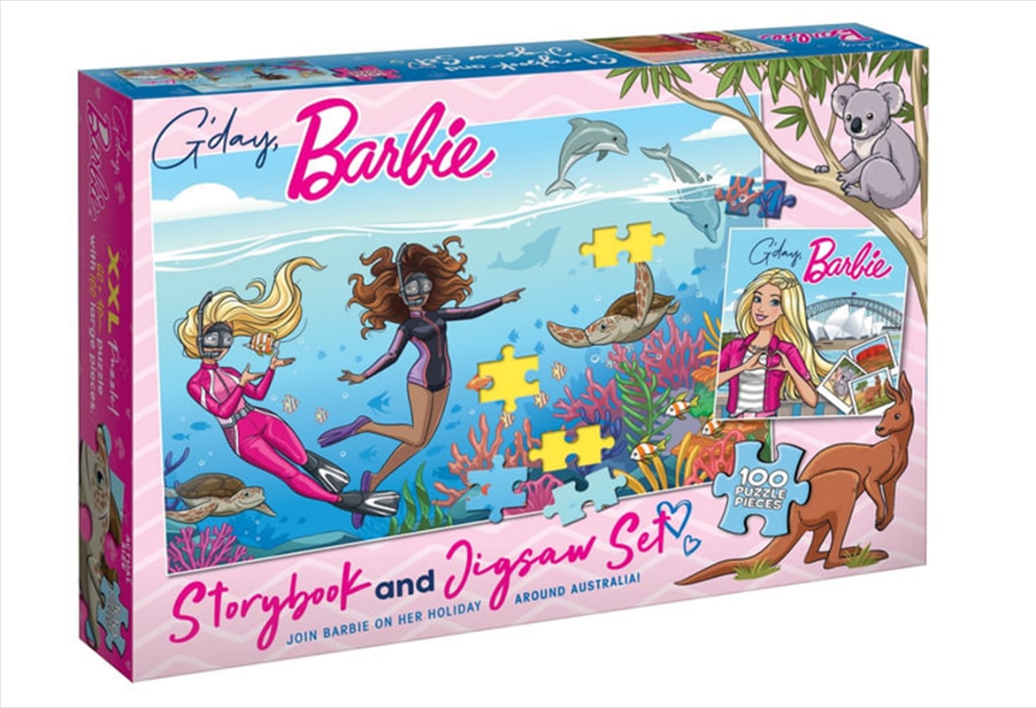 G'Day Barbie Storybook and Jigsaw Set/Product Detail/Education and Kids