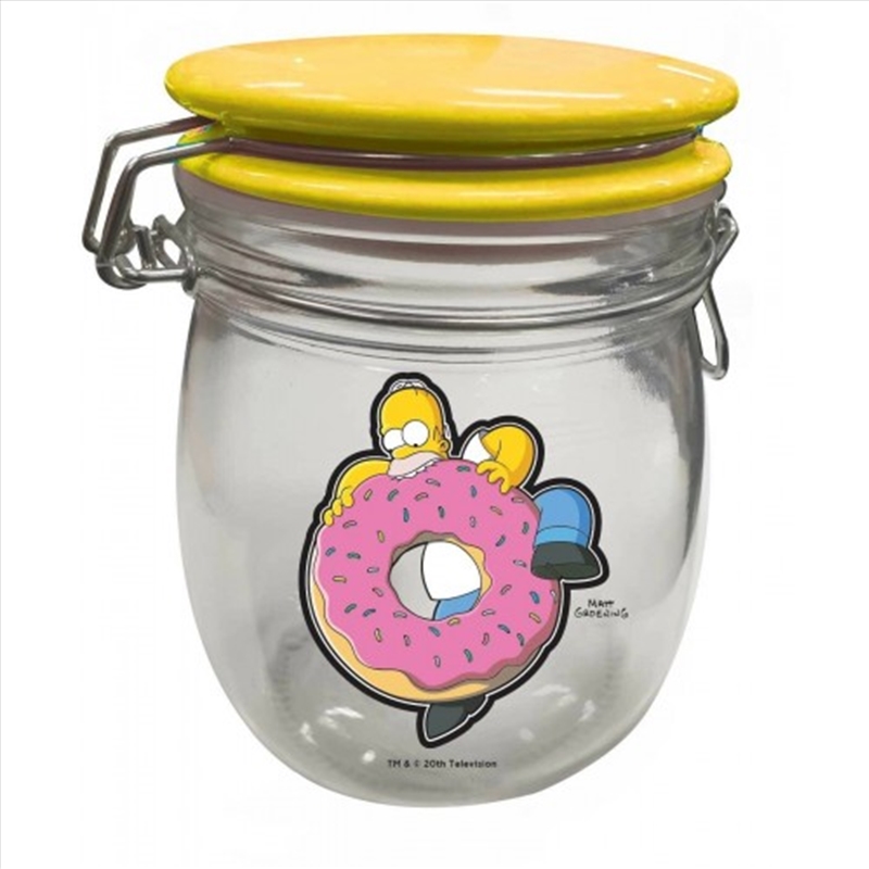 Simpsons Glass Cannister - Homer/Product Detail/Kitchenware