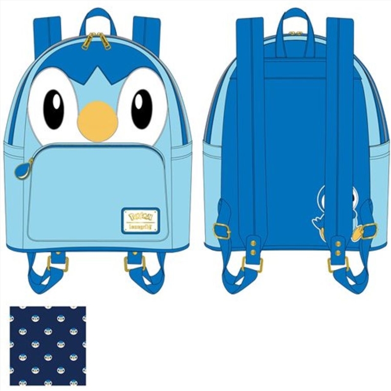 Pokemon - Piplup Mini Backpack/Product Detail/Bags