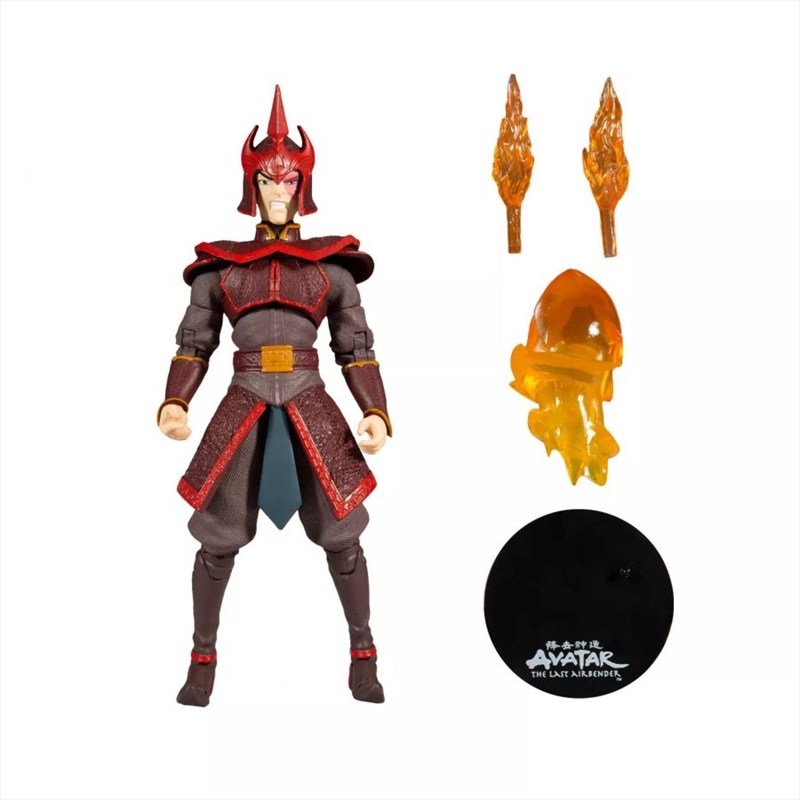 Avatar the Last Airbender - Prince Zuko Helmeted Gold US Exclusive 7" Action Figure/Product Detail/Figurines