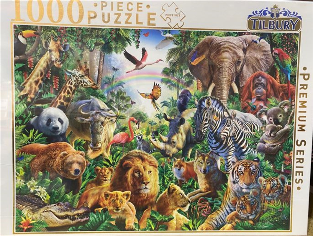 Wild Animal Collage 1000 Piece Puzzle/Product Detail/Nature and Animals