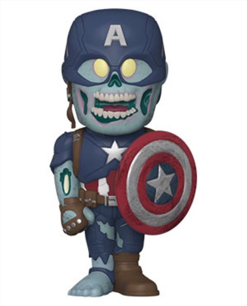 What If - Captain America Zombie Vinyl Soda | Pop Vinyl