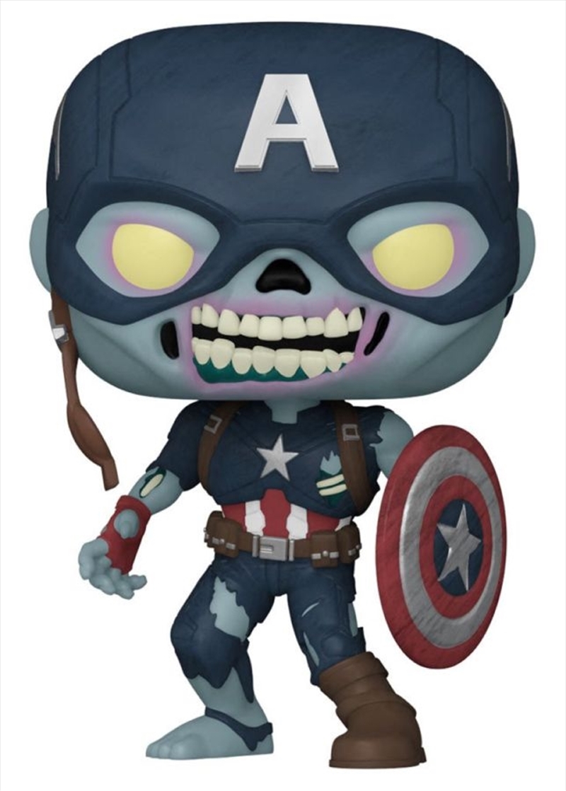 What If - Zombie Captain America Pop! Vinyl | Pop Vinyl