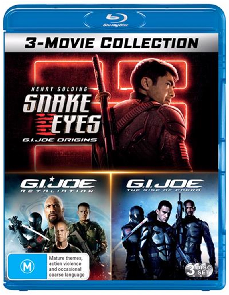 G.I.Joe / G.I.Joe - Retaliation / Snake Eyes - G.I.Joe Origins | 3 Movie Franchise Pack | Blu-ray