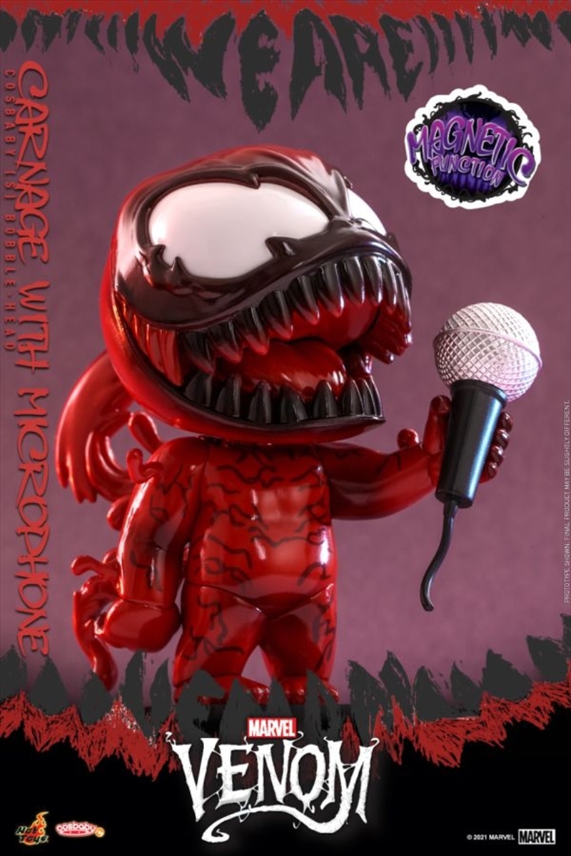 Venom - Carnage with Microphone Cosbaby/Product Detail/Figurines