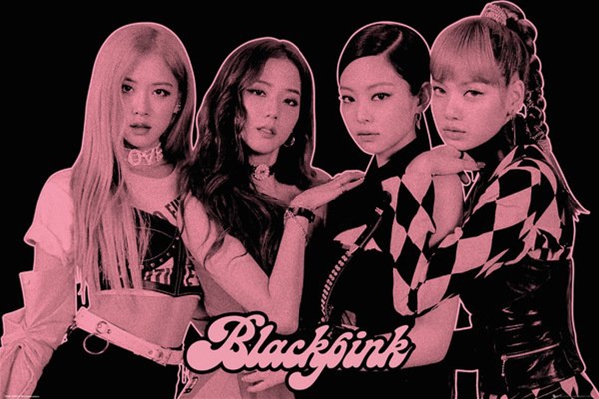 Blackpink Group Pink Poster/Product Detail/Posters & Prints