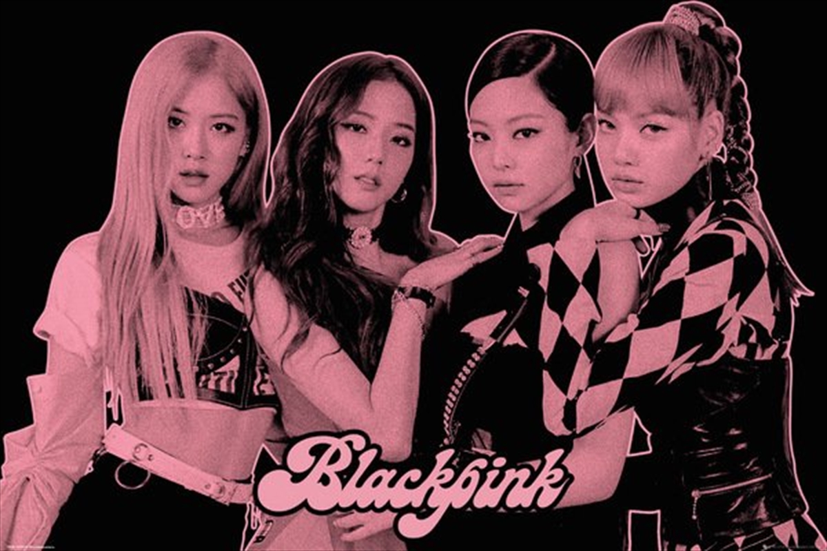 Blackpink Group Pink Poster/Product Detail/KPOP Merch