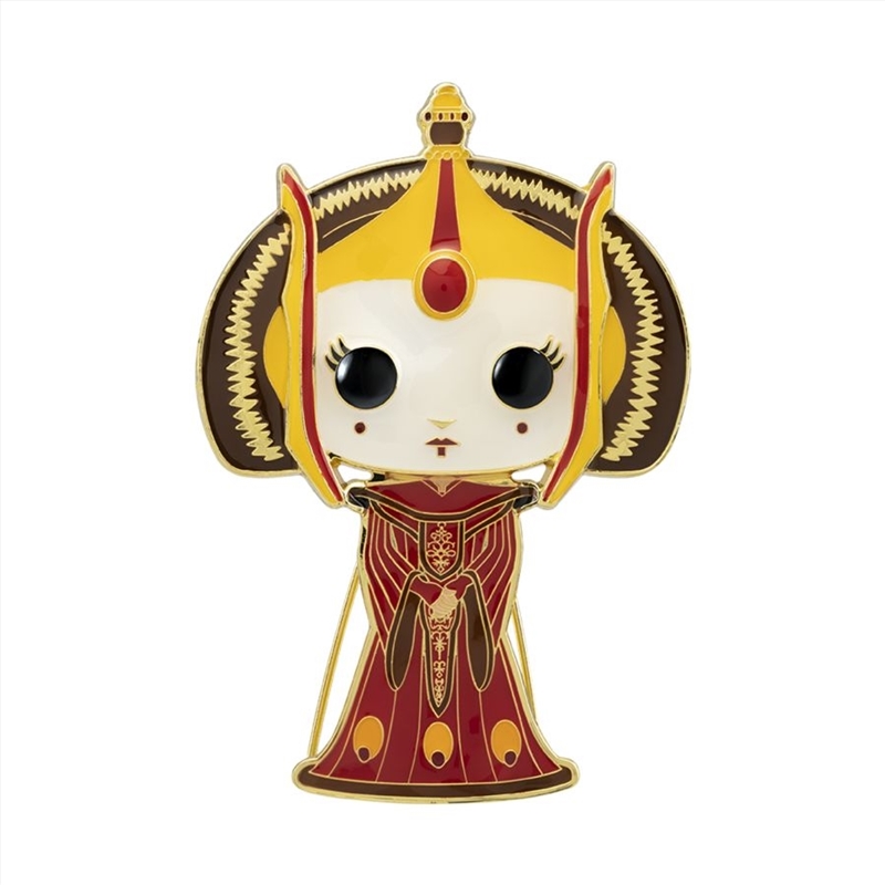 Star Wars - Queen Amidala 4" Pop! Enamel Pin/Product Detail/Buttons & Pins