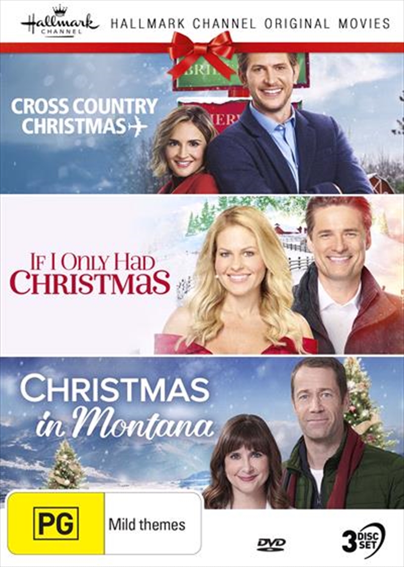 Hallmark Christmas - Cross Country Christmas / If I Only Had Christmas / Christmas In Montana - Coll | DVD