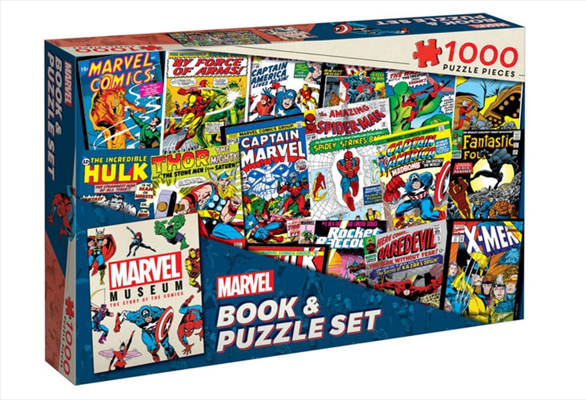 Marvel Adult Book & Puzzle Set (1000 pieces) | Merchandise