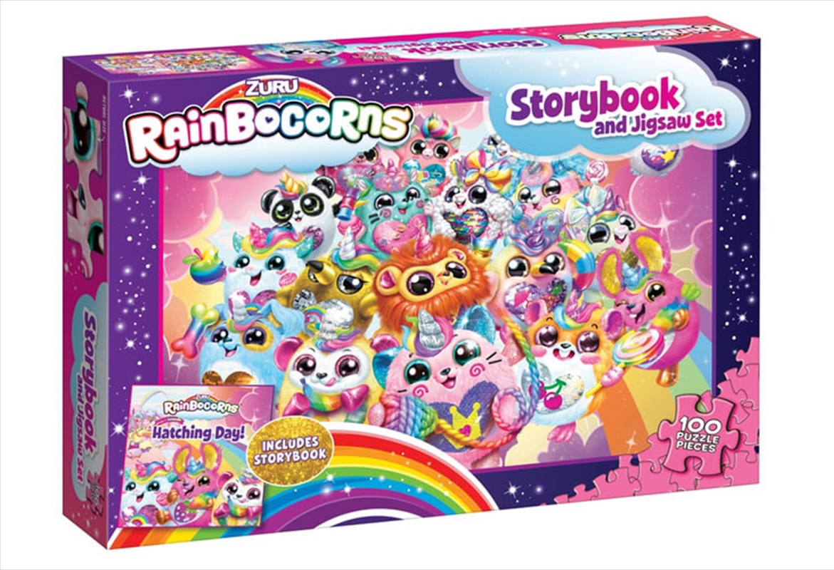 Rainbocorns Storybook and Jigsaw Set - 100 Piece | Merchandise