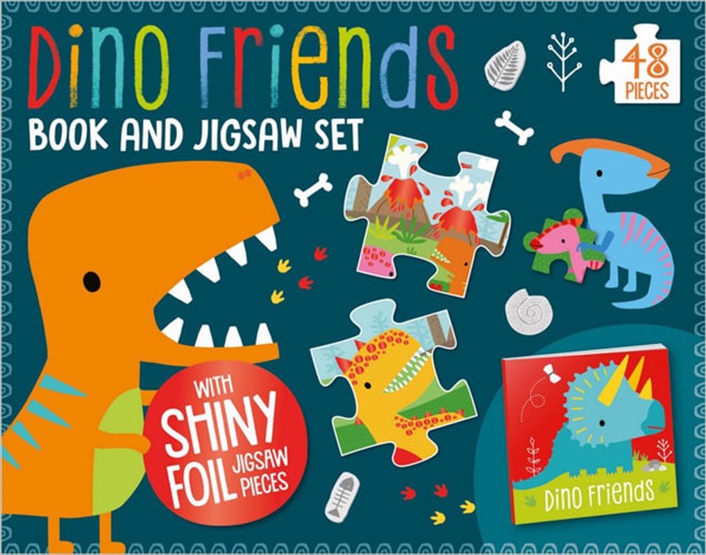 Dino Friends Book and Jigsaw Set - Never Touch | Merchandise