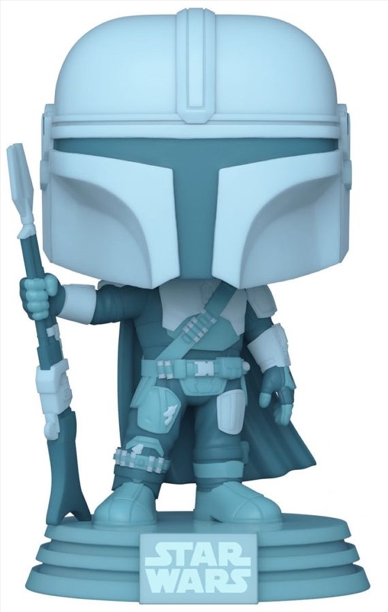 Star Wars: The Mandalorian - Mandalorian Hologram Glow US Exclusive Pop! Vinyl [RS]/Product Detail/TV