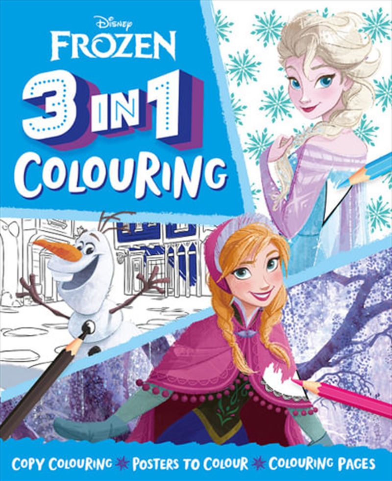 Frozen - 3 in 1 Colouring Book/Product Detail/Kids Colouring