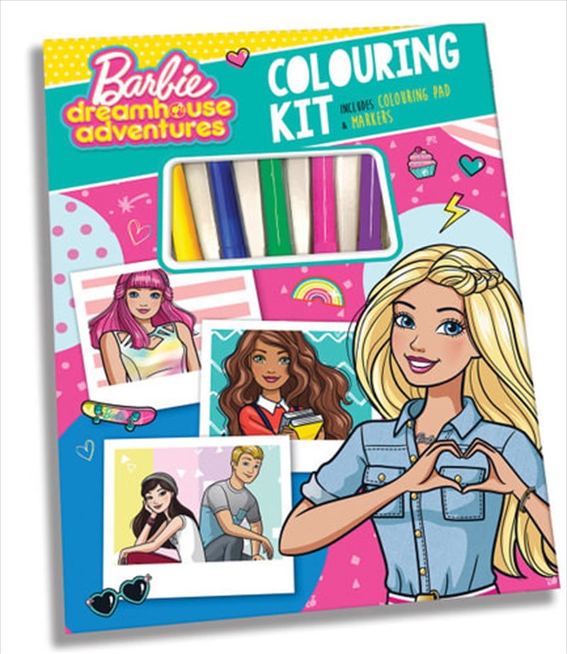 Barbie Dreamhouse Adventures Colouring Kit/Product Detail/Adults Colouring