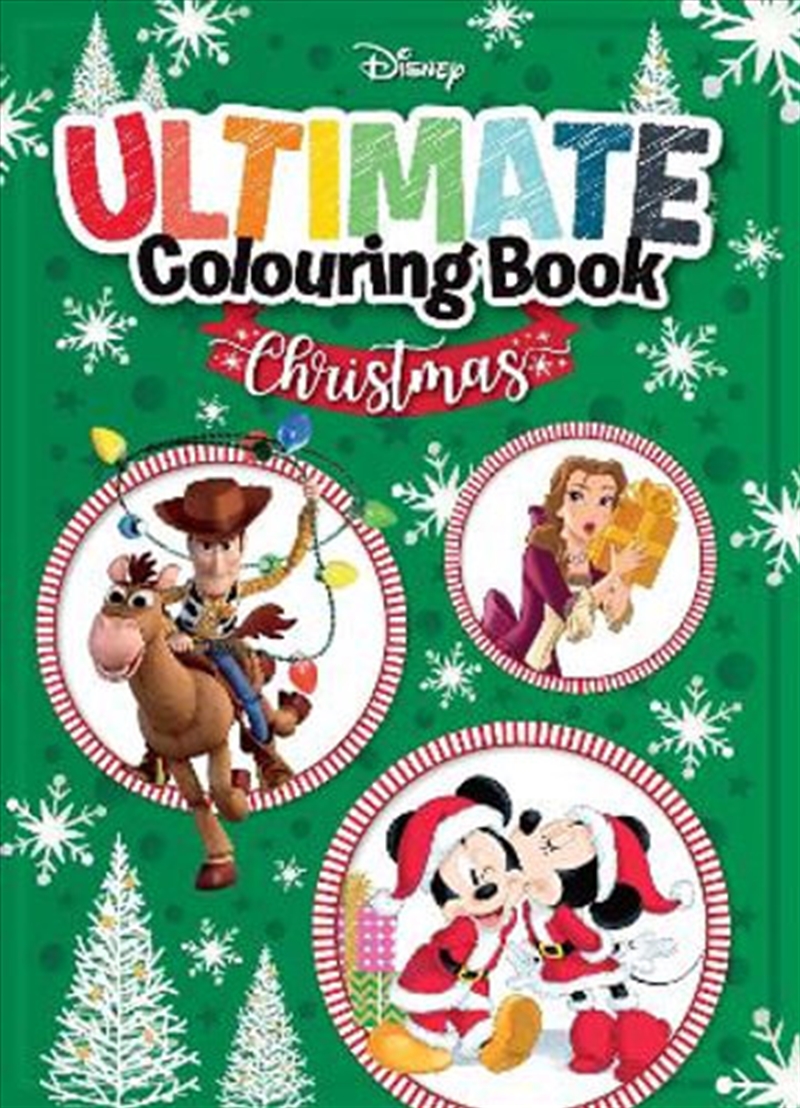 Disney Christmas: Ultimate Colouring Book | Paperback Book