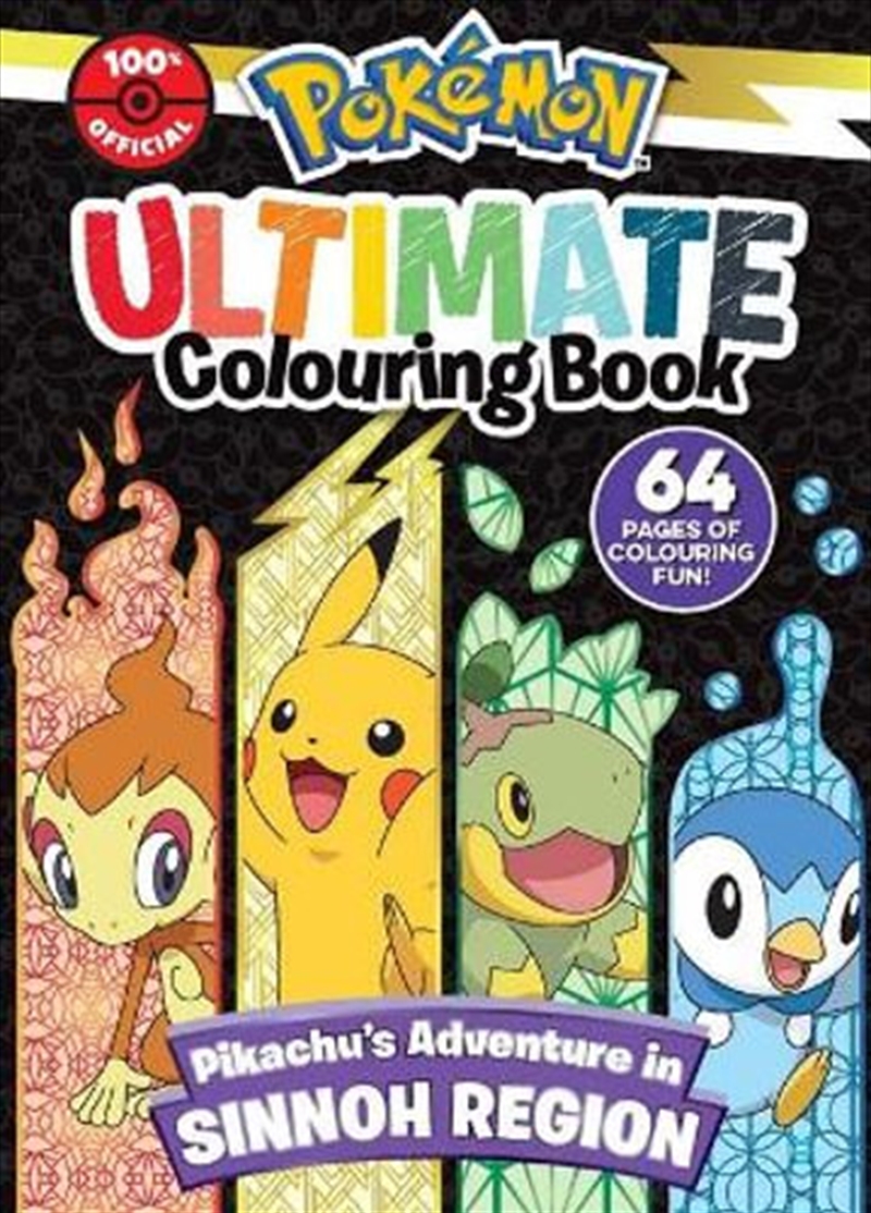 Pok©mon Sinnoh Region Ultimate Colouring Book/Product Detail/Adults Colouring