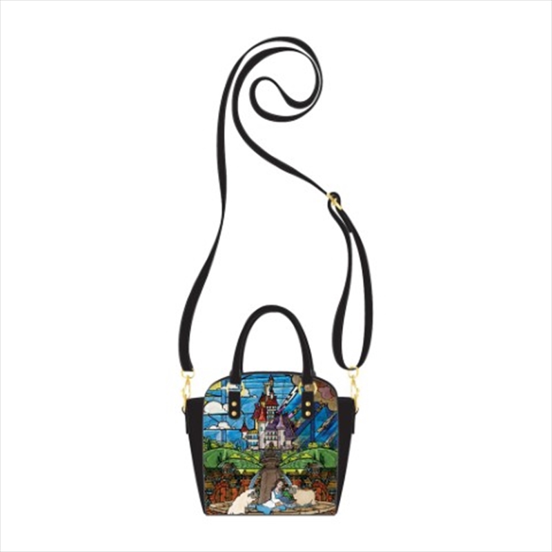 Loungefly - Beauty And The Beast Belle Castle Crossbody/Product Detail/Bags