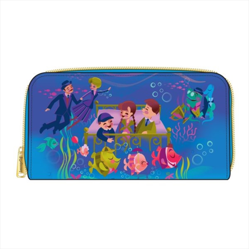 Loungefly - Bedknobs And Broomsticks Underwater Zip Purse | Apparel