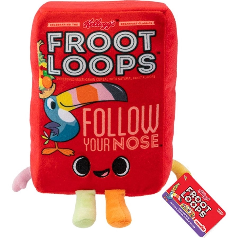 Kelloggs - Froot Loops Cereal Box Pop! Plush | Toy