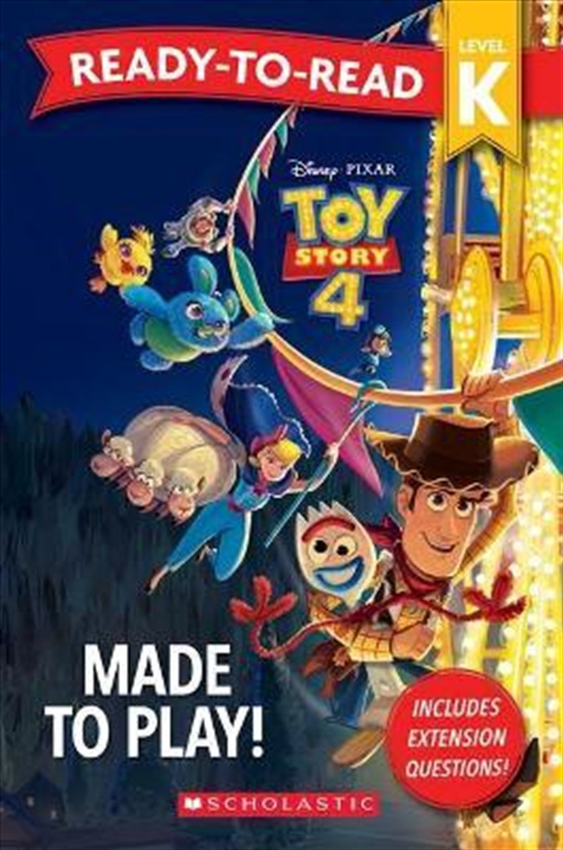 Toy Story 4: Made to Play! - Ready-to-Read Level K/Product Detail/Fantasy Fiction