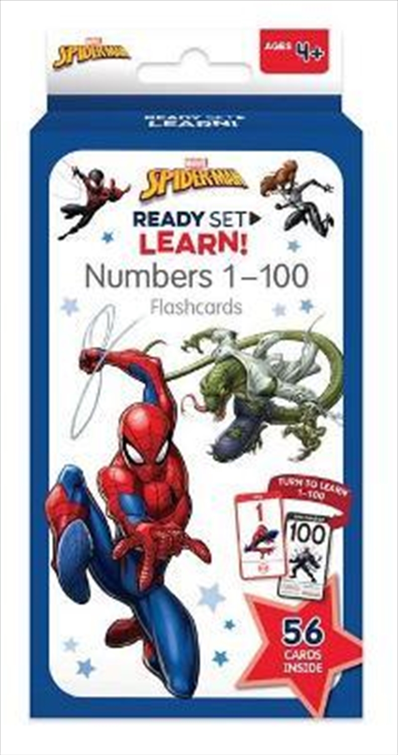 Marvel Spider-Man: Ready Set Learn! Numbers 1-100 Flashcards/Product Detail/Kids Activity Books