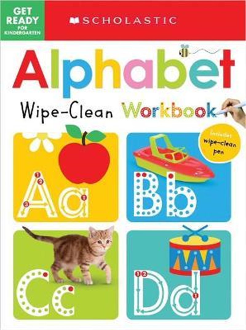 Get Ready for Kindergarten Alphabet Wipe-Clean Workbook/Product Detail/Kids Activity Books