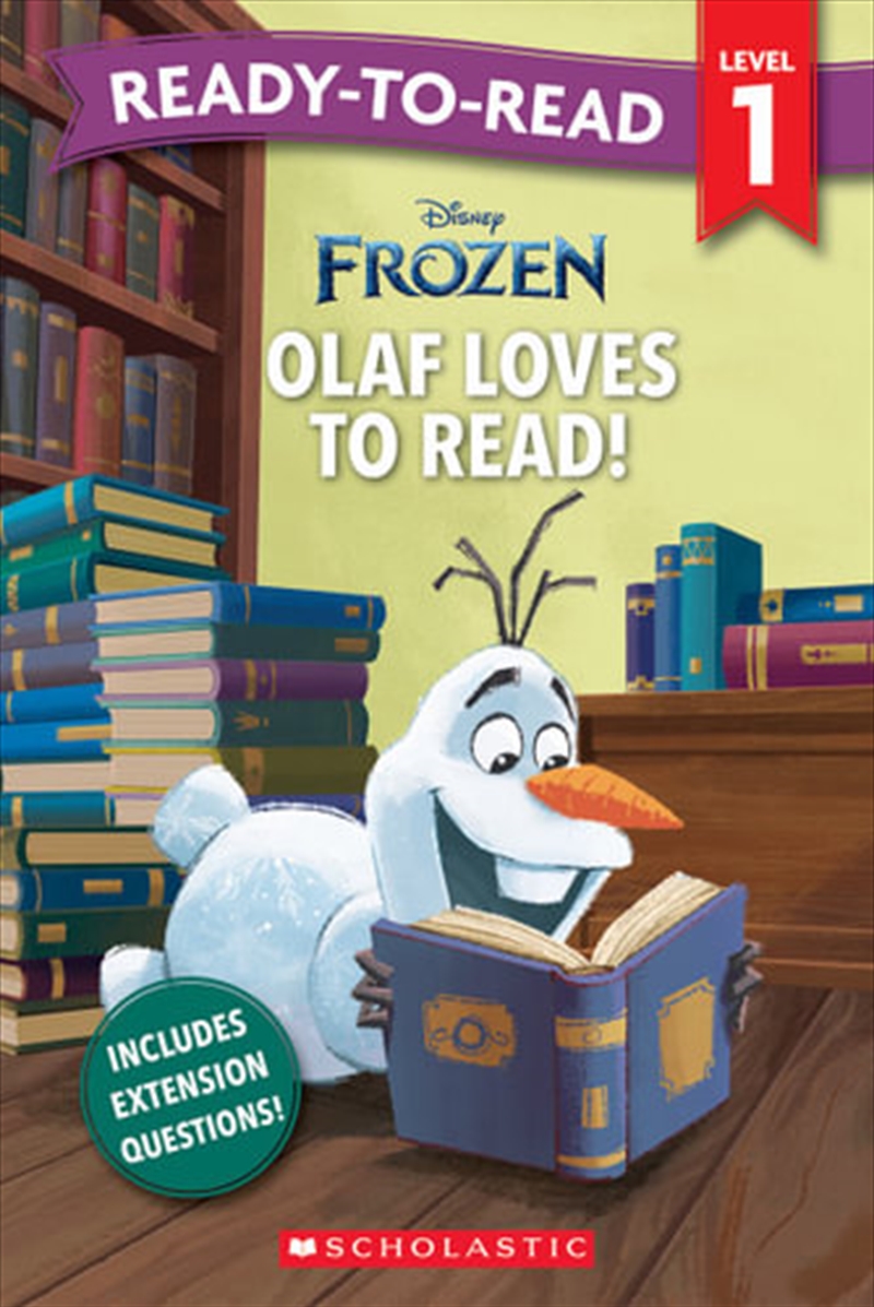 Frozen - Olaf Loves to Read! - Ready-to-Read Level 1/Product Detail/Fantasy Fiction